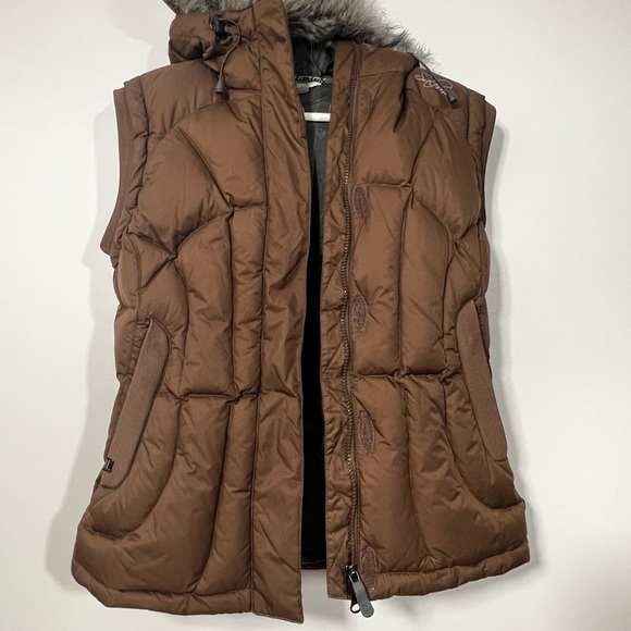 Salomon Jackets & Blazers - Salomon Brown Down Vest